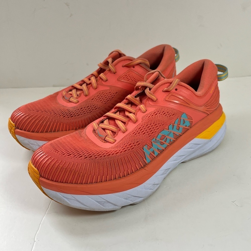 Hoka One One Bondi 7 Women's Running Shoes Camellia Size 8